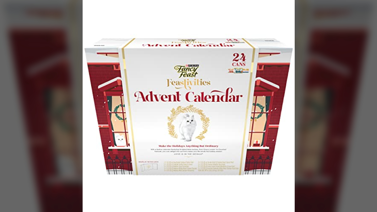 Advent Calendar Day Fancy Feast Calendar For Cats!